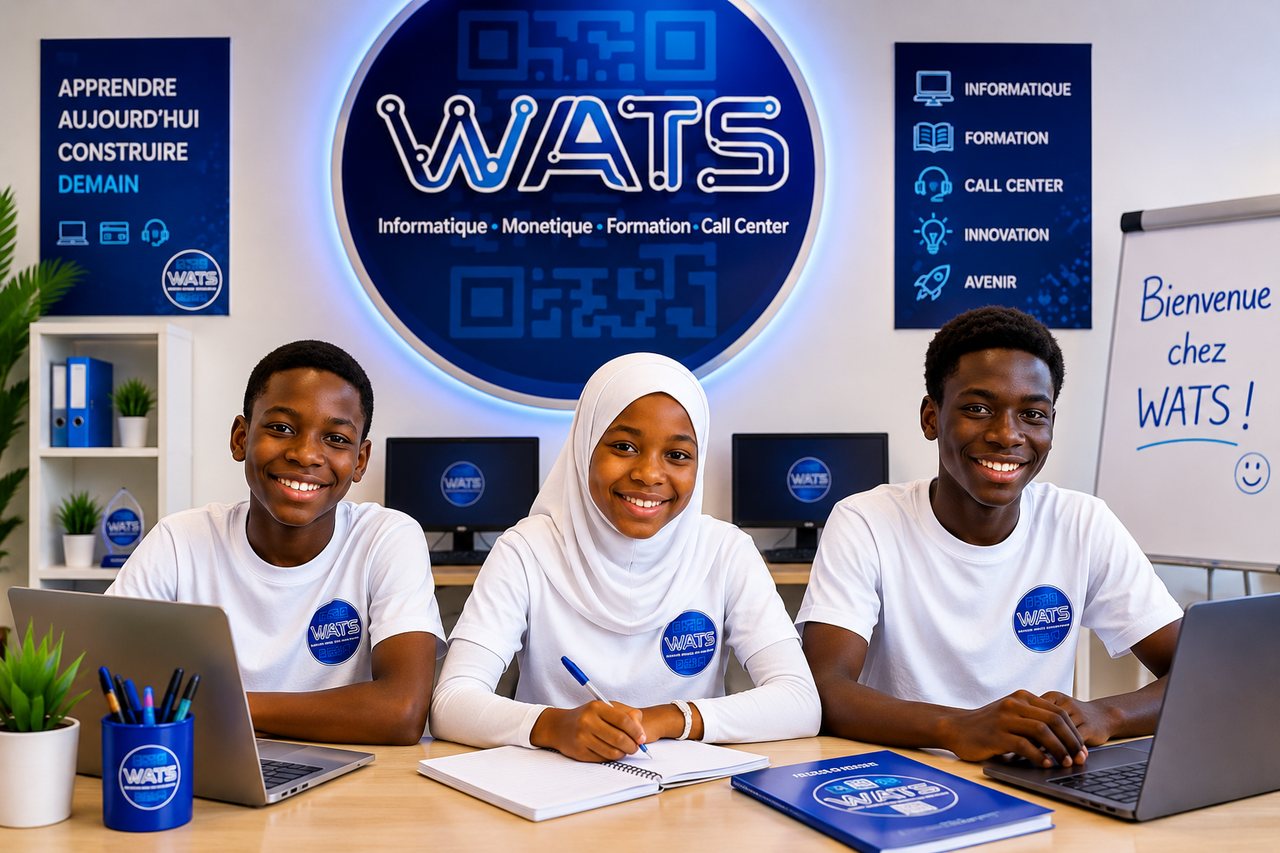 Cours pour élèves et enfants à WATS Digital — bureautique, intelligence artificielle, découverte entreprise